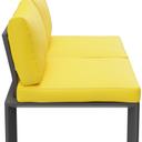 Abbildung 2-Sitzer-Element Lorcan Seitenansicht