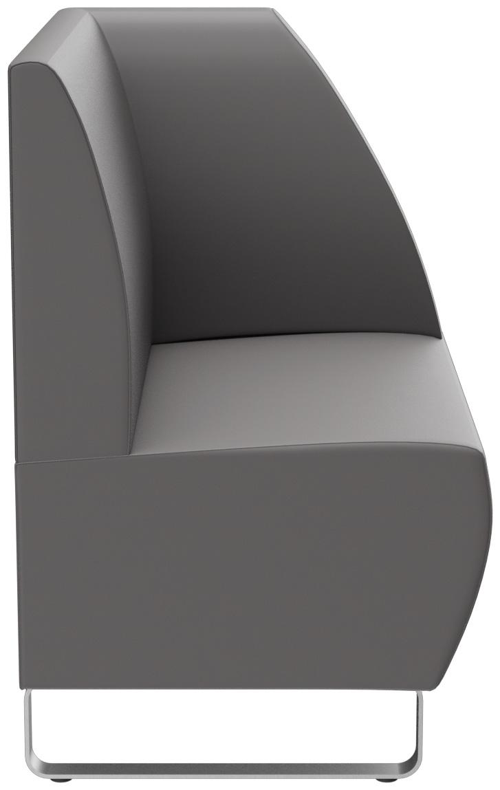 Abbildung Abschlusselement rechts D-Line Seitenansicht