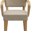 Abbildung Chaise à accoudoirs Damara Vorderansicht