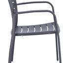 Abbildung Chaise à accoudoirs Helke Seitenansicht