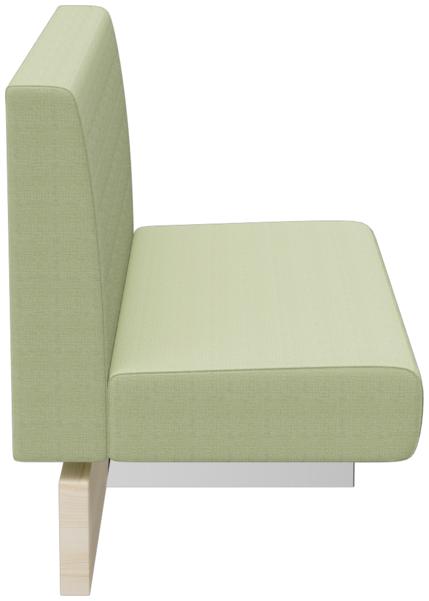 Abbildung Extension/End element 100 cm H-Line Seitenansicht