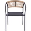 Abbildung Chaise à accoudoirs Malida Vorderansicht