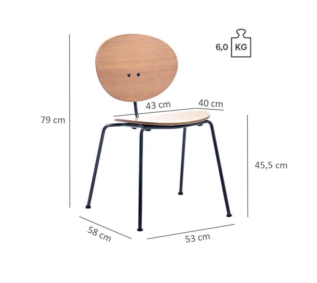 Abbildung Stuhl Ovni