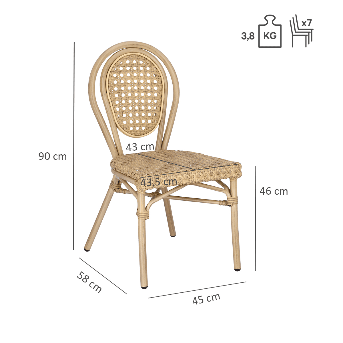 Abbildung chaise Marco