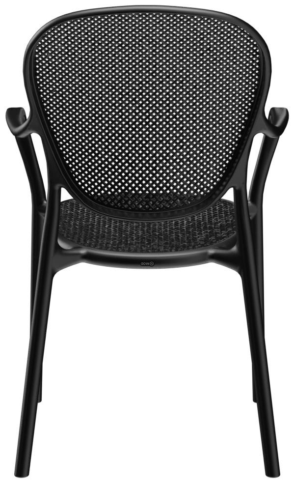 Abbildung Chaise à accoudoirs Ermon Rückansicht