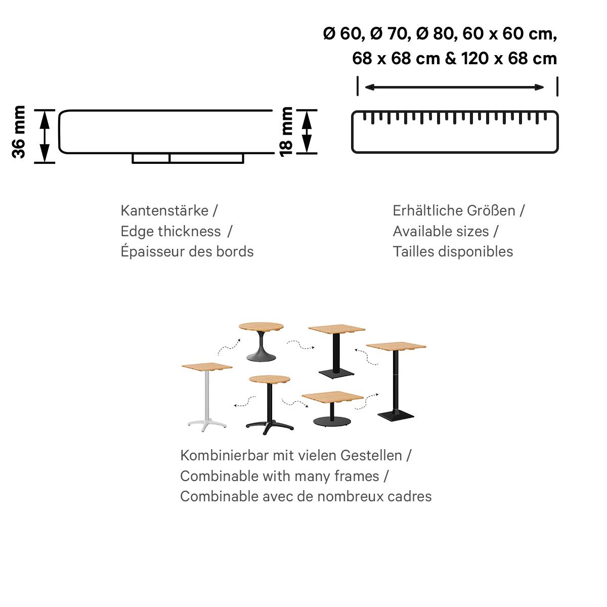 Abbildung Plateau de table Sendo A