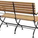 Abbildung 2-Sitzer-Armlehnbank Valentin Schrägansicht