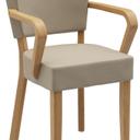 Abbildung Chaise à accoudoirs Damara Schrägansicht