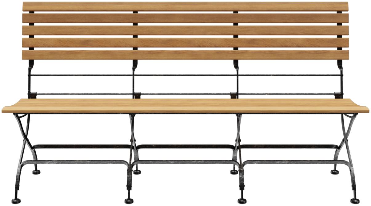 Abbildung 3-seater bench Valentin Vorderansicht