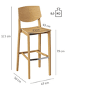 Abbildung Tabouret de bar Quorum C