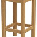 Abbildung halbhoher Hocker Delu Schrägansicht