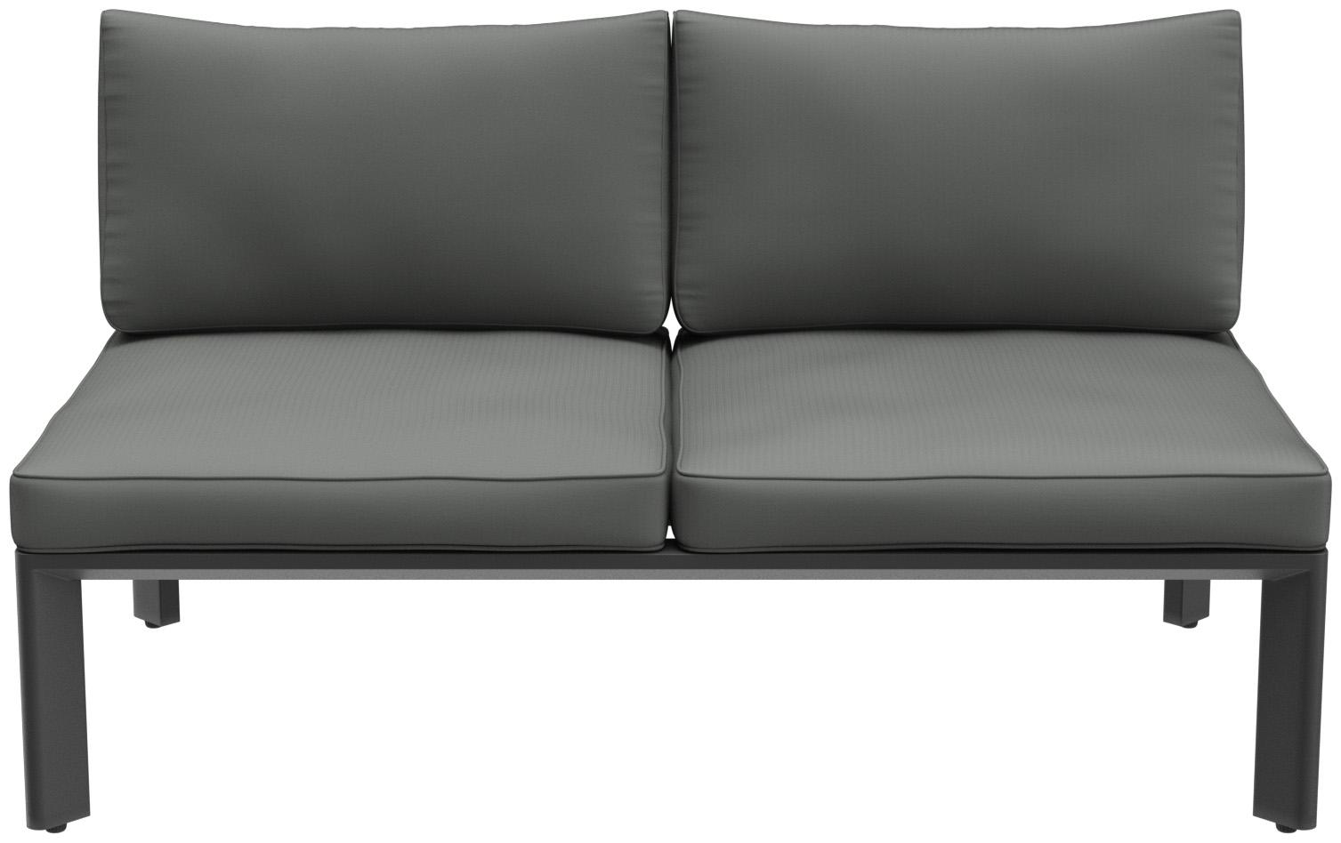 Abbildung 2-Sitzer-Element Lorcan Vorderansicht