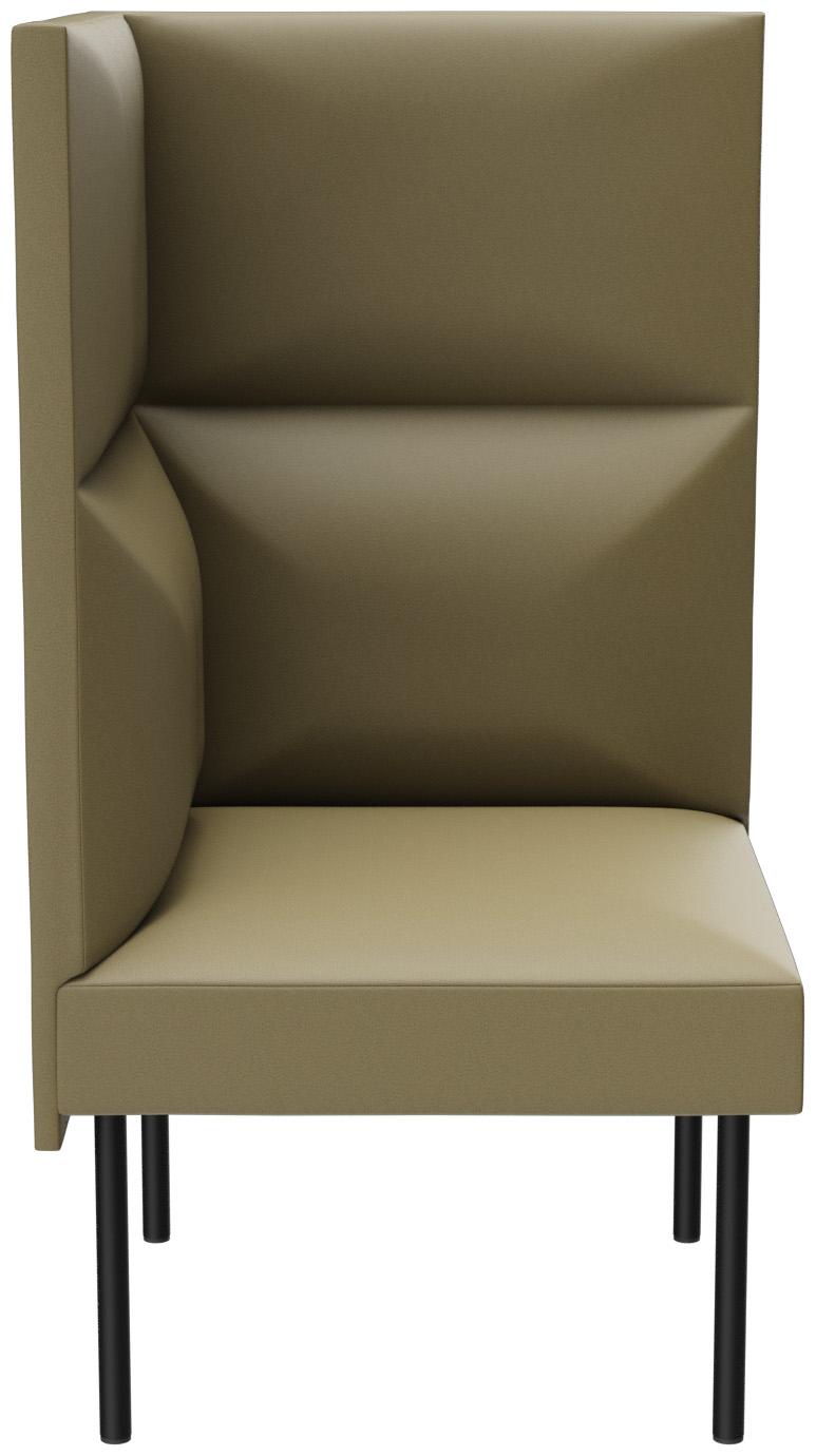 Abbildung Rechts eindstuk/afsluitelement Tuya B Seitenansicht