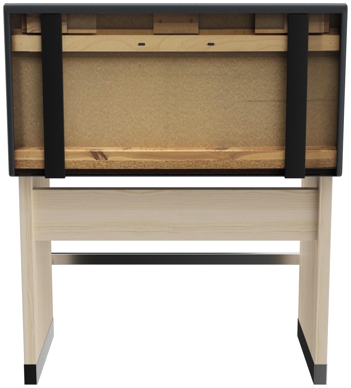 Abbildung Einzel-/Grundelement 100 cm H-Line Rückansicht