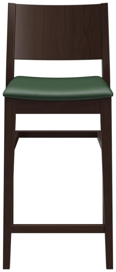 Abbildung halbhoher Hocker Quin Vorderansicht