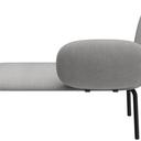 Abbildung Left-hand facing chaise longue Liberty Rückansicht