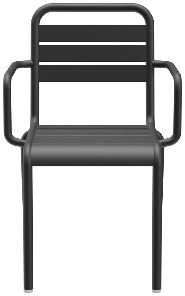 Abbildung arm chair Heco Vorderansicht