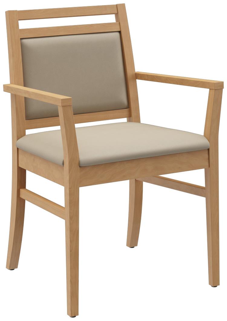 Abbildung Chaise à accoudoirs Liah Schrägansicht