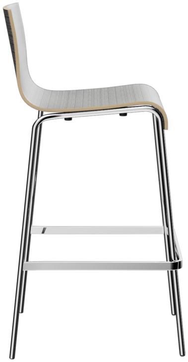 Abbildung bar stool Paula Seitenansicht