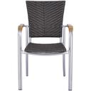 Abbildung Chaise à accoudoirs Teja Vorderansicht