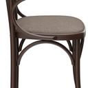 Abbildung Chaise à accoudoirs Greta Seitenansicht