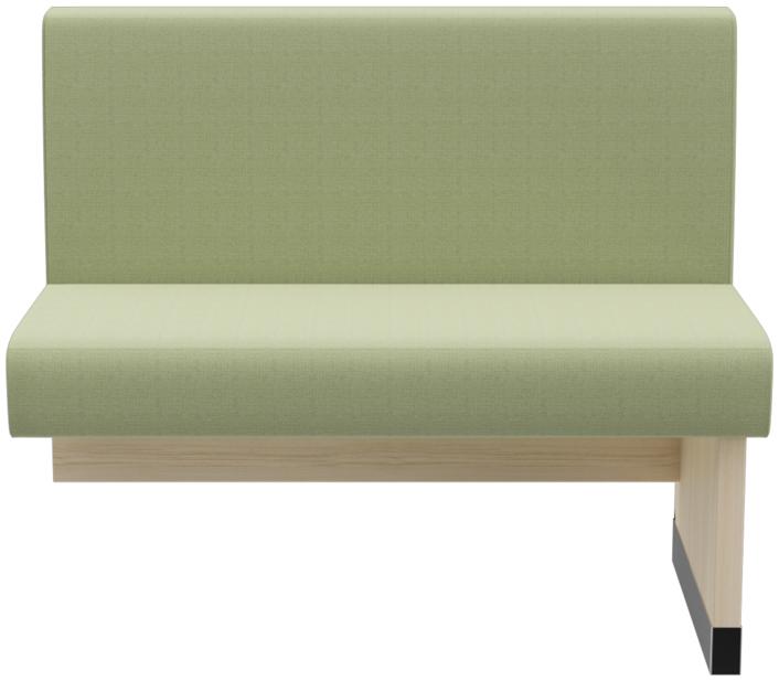 Abbildung Extension/End element 100 cm H-Line Vorderansicht