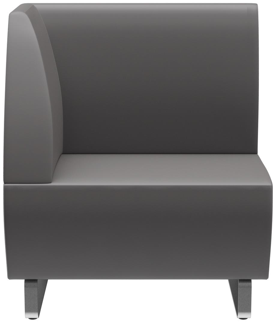 Abbildung Abschlusselement links D-Line Vorderansicht