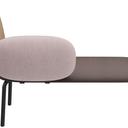 Abbildung Right-hand chaise longue Liberty Rückansicht