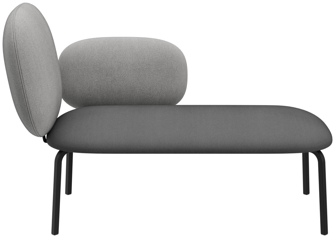 Abbildung Chaise longue links Liberty Vorderansicht