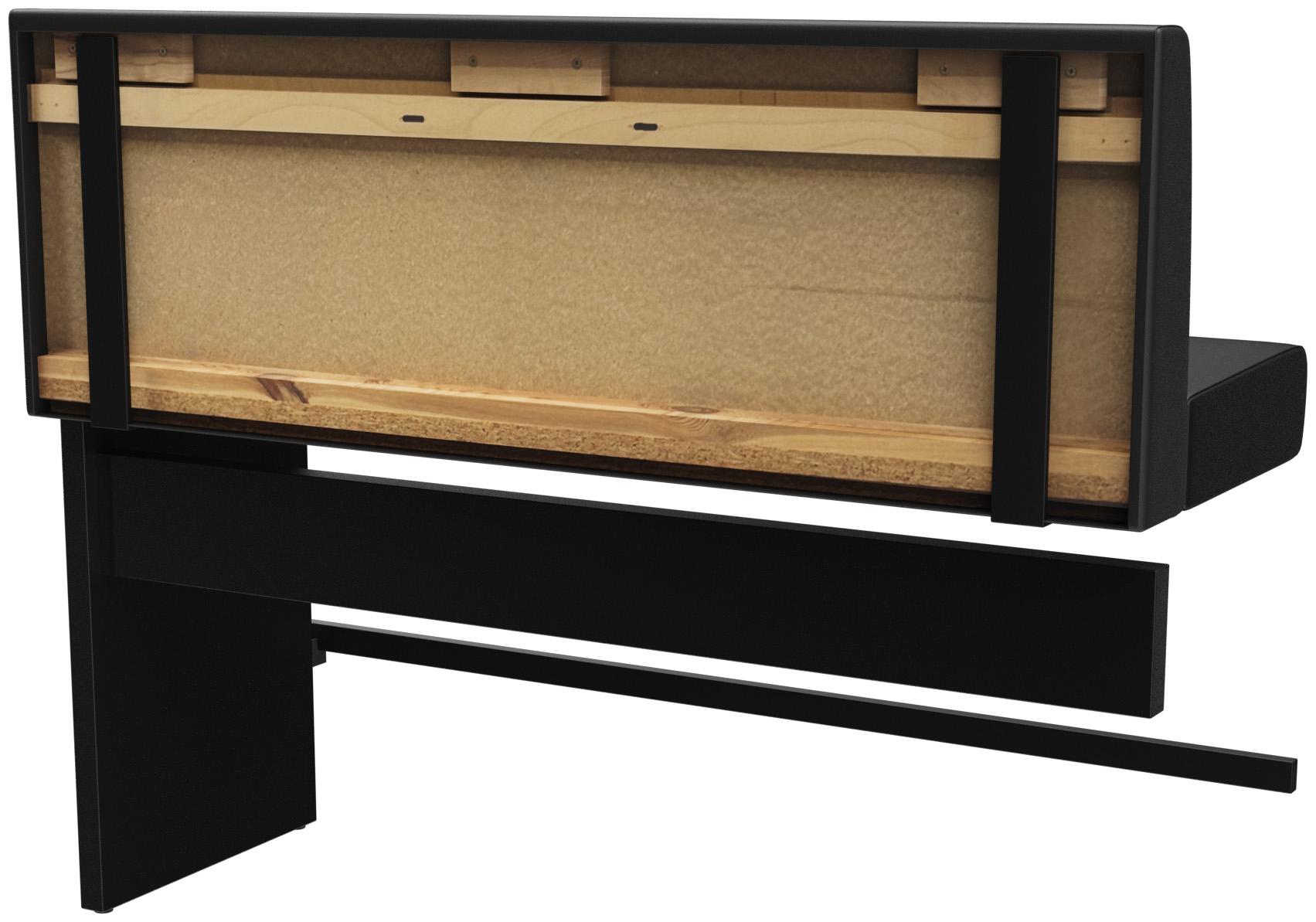 Abbildung Anbau-/Abschlusselement 150 cm H-Line Schrägansicht