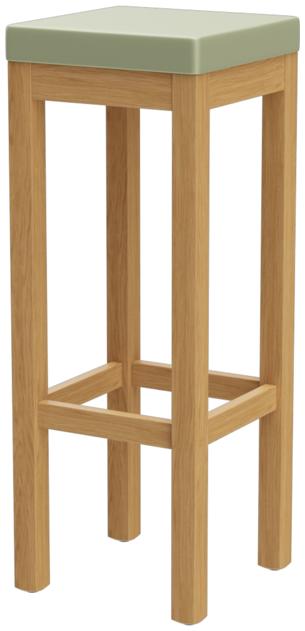 Abbildung bar stool Delu Schrägansicht