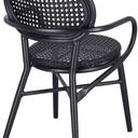 Abbildung Chaise à accoudoirs Madalina Schrägansicht