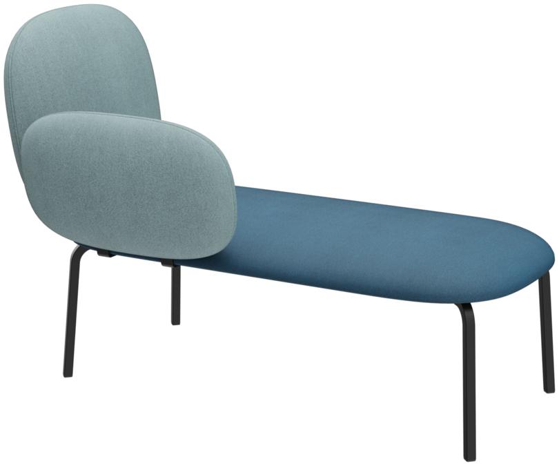 Abbildung Right-hand chaise longue Liberty Schrägansicht