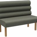 Abbildung Abschlusselement links 120cm Ripple Schrägansicht