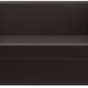 Abbildung 2-Sitzer-Element Charly Vorderansicht