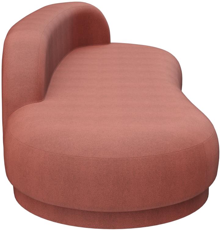 Abbildung Loungesofa rechts Nuvia Seitenansicht