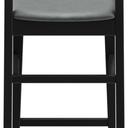 Abbildung halbhoher Hocker Quin Rückansicht