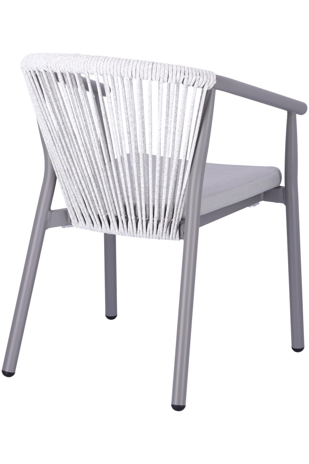 Abbildung Chaise à accoudoirs Zaki Schrägansicht