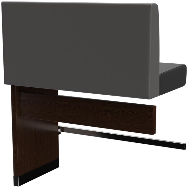 Abbildung Extension/End element 100 cm H-Line Schrägansicht