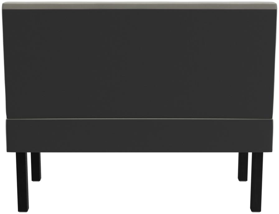 Abbildung Left-hand end element 120 cm Ripple Rückansicht