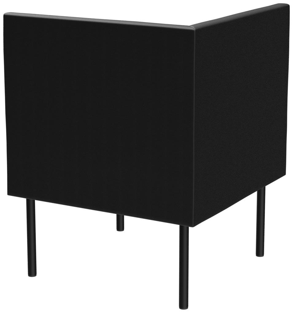 Abbildung Eck-/Abschlusselement links Tuya B Schrägansicht