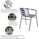 Abbildung Chaise à accoudoirs Helli