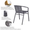 Abbildung Chaise à accoudoirs Enriko