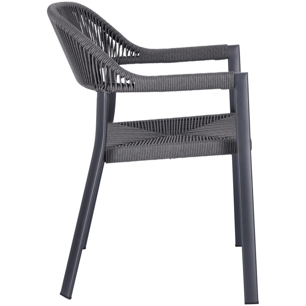 Abbildung Chaise à accoudoirs Milora Seitenansicht