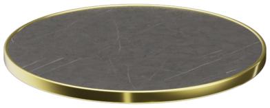 Abbildung Tischplatte Easy Gold Vorderansicht