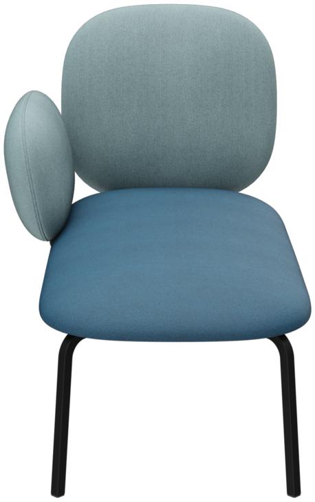 Abbildung Right-hand chaise longue Liberty Seitenansicht