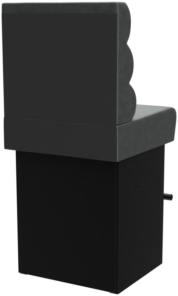 Abbildung Right end element 60 cm Ripple Schrägansicht