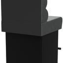 Abbildung Right end element 60 cm Ripple Schrägansicht