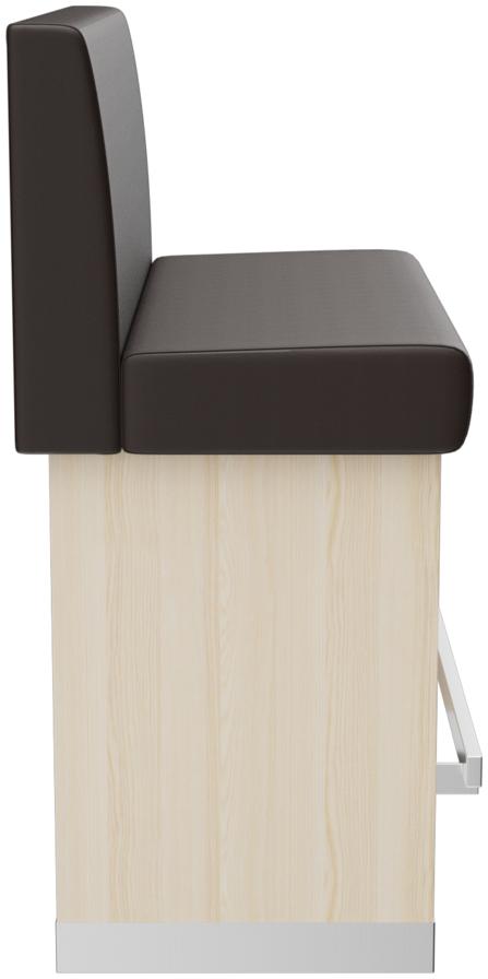 Abbildung Single/base element 100 cm H-Line Seitenansicht