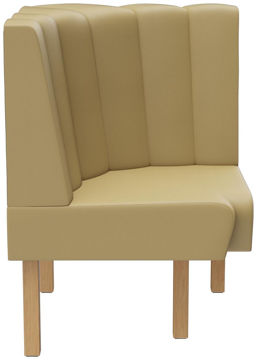 Abbildung Eckelement rund Felipa Seitenansicht